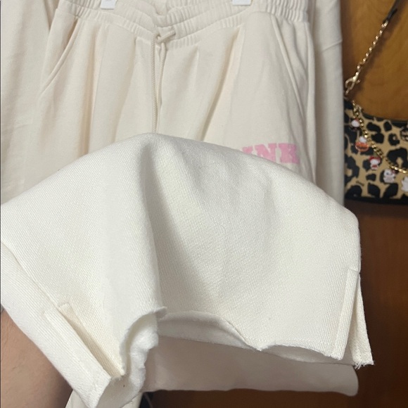 FINAL DROP! PINK Ivory Hoodie and Sweatpants Set, oversized - Picture 8 of 12
